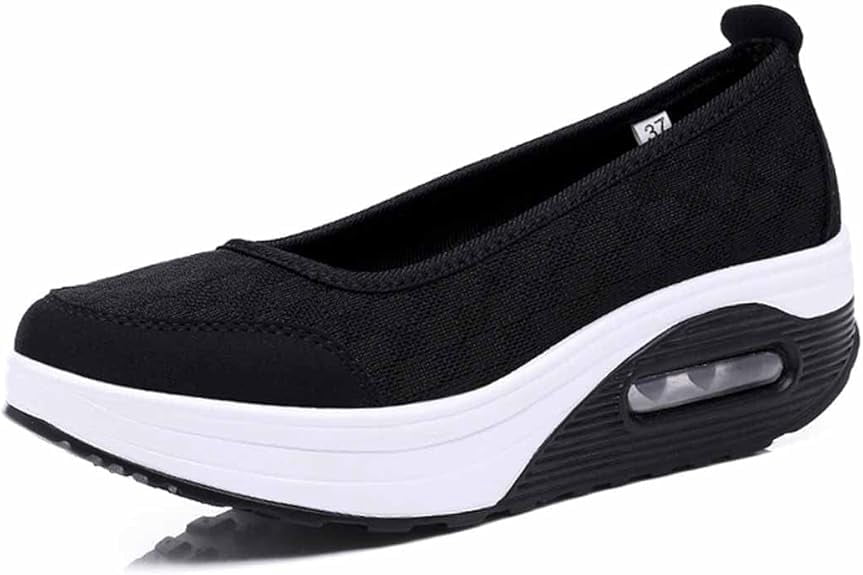 Women’s Breathable Wedge Comfort Slip-On Shoes