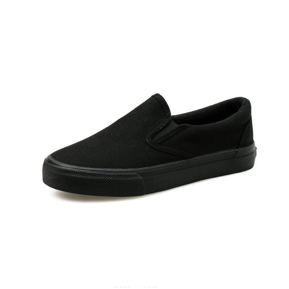 KAQ Women's Men's Slip on Shoes Canvas Sneakers Loafers Non Slip Shoes Low Top Casual Shoes