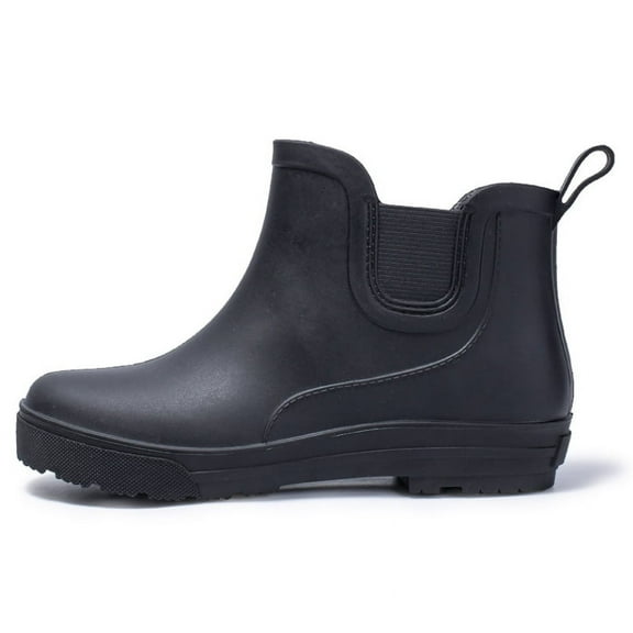 KAQ Women's Waterproof Plush Chelsea Bootie Chelsea Boot