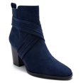 thumbnail image 1 of KAQ Womens Platform Ankle Boots Elastic Chunky Block Heel Chelsea Booties Sole Non-Slip Combat Shoes, 1 of 7