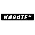 thumbnail image 1 of KARATE Street Sign martial arts tae kwon do | Indoor/Outdoor |  30" Wide, 1 of 5