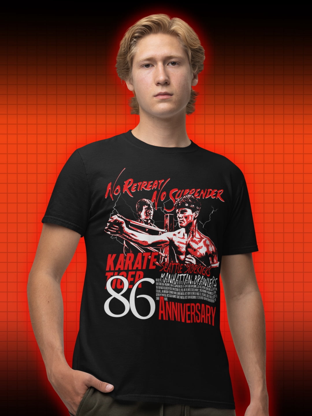 Jcvd KARATE TIGER NO RETREAT NO SURRENDER JCVD JEAN-CLAUDE VAN DAMME T-SHIRT ...