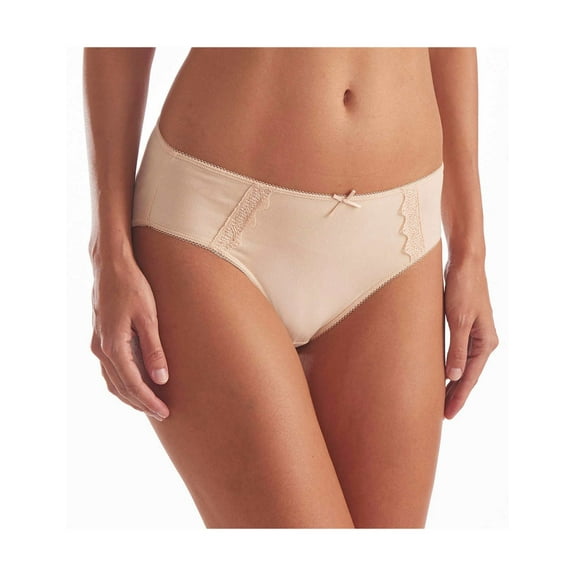 KAREN NEUBURGER Womens Ladies Hi-Cut Underwear With Lace Various Colors 4-Pack