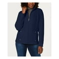 thumbnail image 1 of KAREN SCOTT $46 Womens New Navy Ribbed Zip Up Casual Jacket PM B+B, 1 of 2