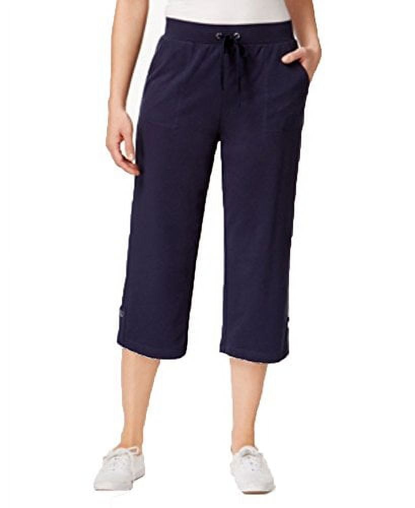 KAREN SCOTT SPORT Karen Scott Active Capri Pants Intrepid Blue S