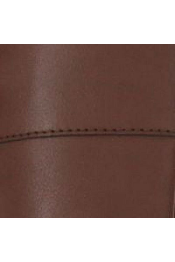 Womens Brown Studded Hardware Cushioned Buckle Accent Deliee2 Round Toe Block Heel Zip-Up Riding Boot 9 M WC
