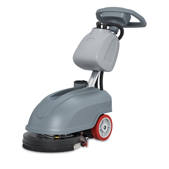 KARHDIR 15 in Commercial Walk-Behind Floor Scrubber, 18 in Suction Width, 3.5 gal Solution Tank, 4 gal Recovery Tank, 15,000 Sq ft/H, Full Parts Kit