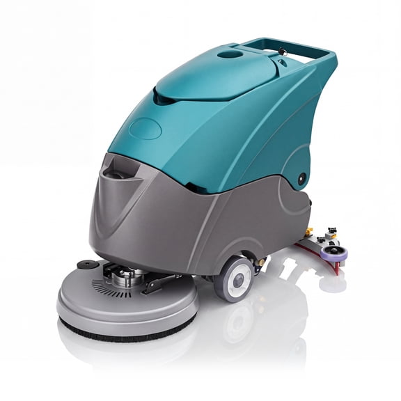 KARHDIR Auto Self Propelled Walk-Behind Floor Scrubber, 22"Cleaning Width, 33" Suction Width, 14.1 gal Solution Tank, 13.5 gal Recovery Tank, 43100 Sq Ft/H, Commercial & Industrial, Full Parts Kit
