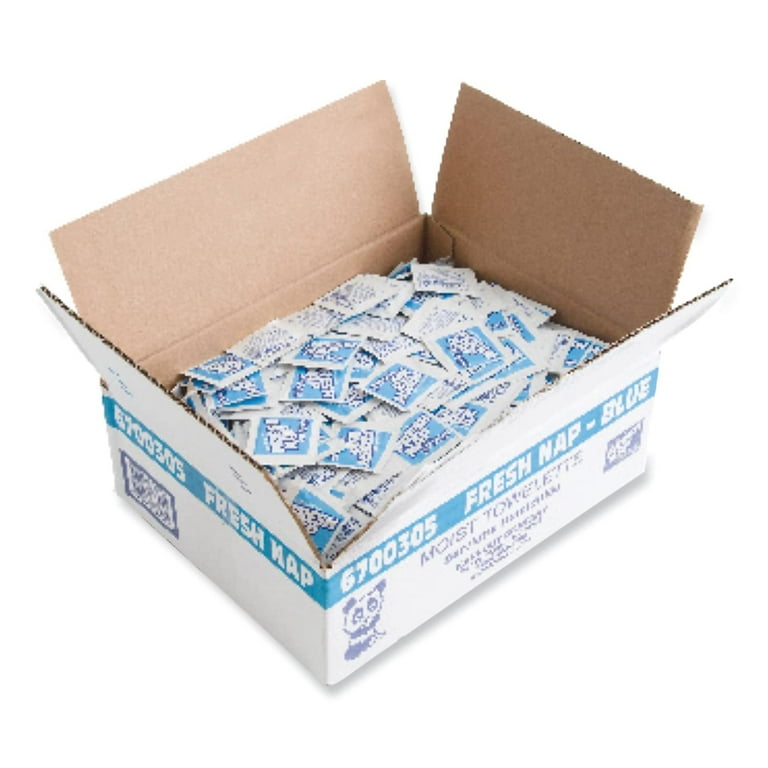 Fresh Nap Moist Towelettes, Individually Wrapped, 7 x 5, Citrus Scent, 1,000/Carton Fresh Nap Moist Towelettes, Individually Wrapped, 7 x 5, Citrus Scent, 1,000/Carton