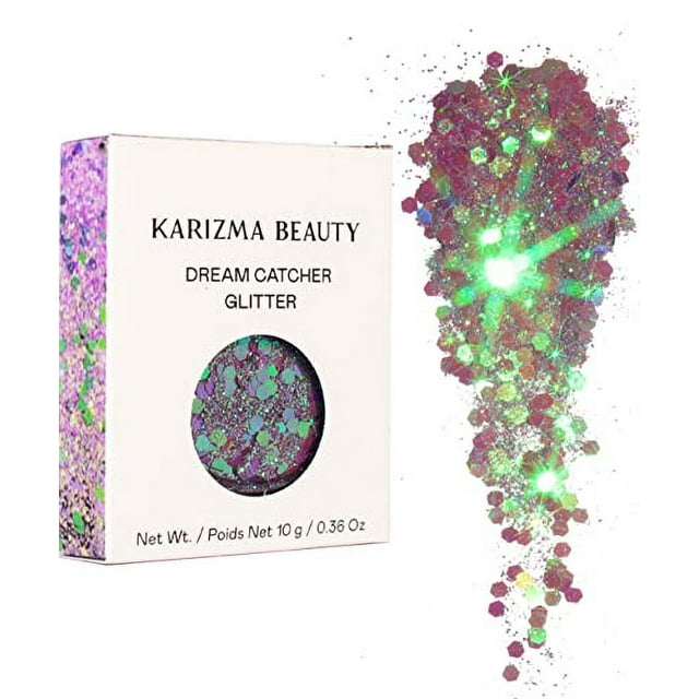 KARIZMA Dream Catcher Body Glitter. 10g Chunky Face Glitter, Hair