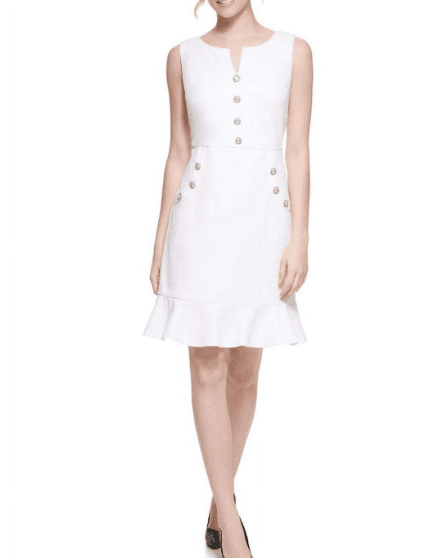 KARL LAGERFELD PARIS Women's Ivory Scuba Crepe A-Line Dress, 2 - Walmart.com KARL LAGERFELD PARIS Women's Ivory Scuba Crepe A-Line Dress, 2 - Walmart.com