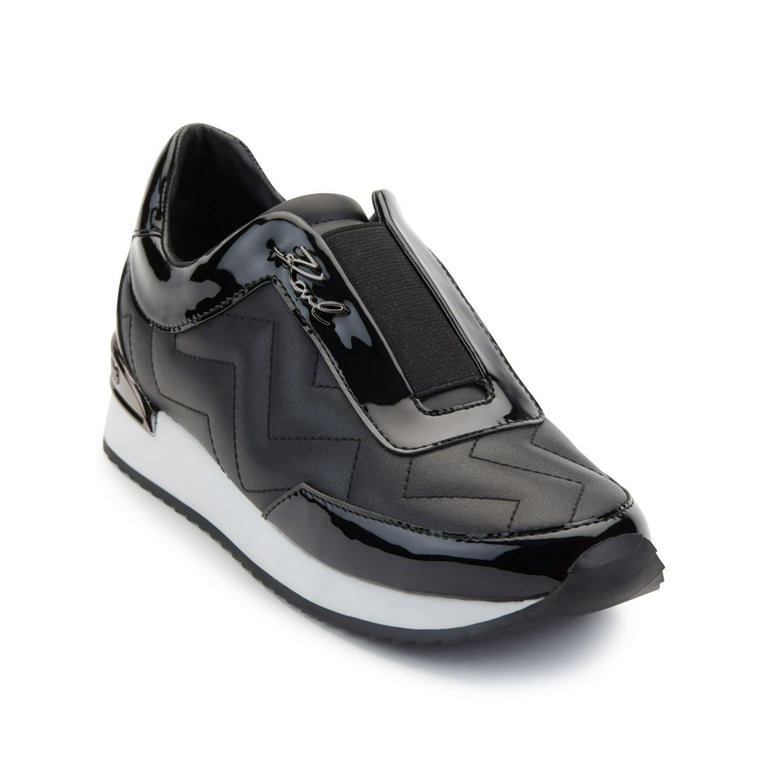 KARL LAGERFELD PARIS Womens Black Mixed Media 1