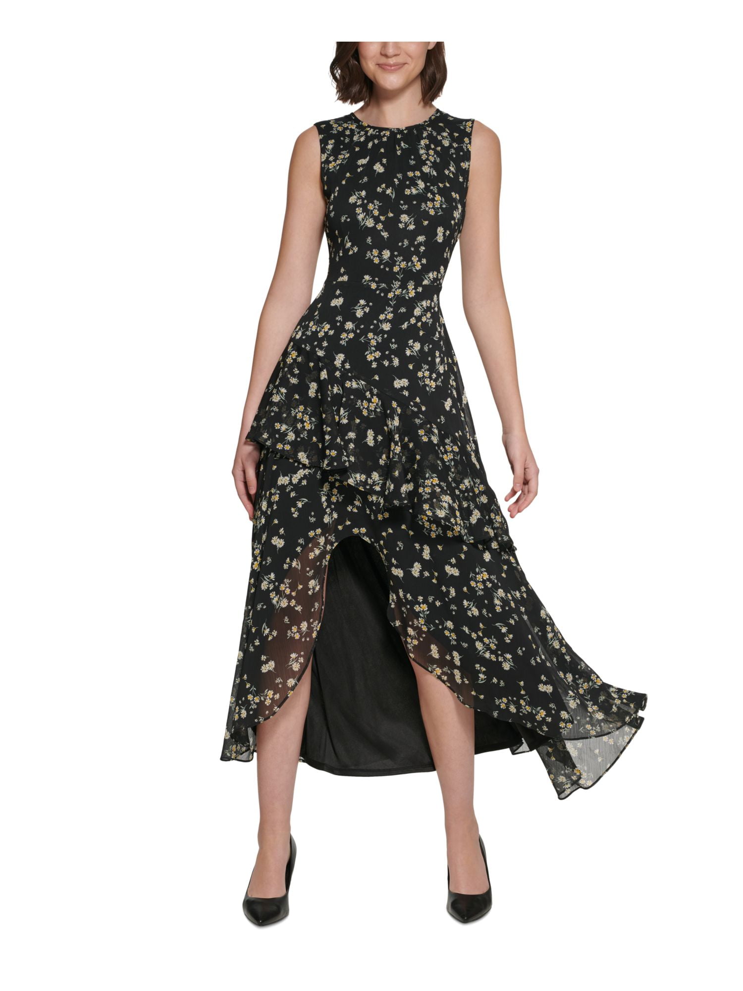 sachin and babi light blue dress Halter Maxi Dress Karl Lagerfeld Women's Sleeveless Halter Neck Maxi Dress  – Floral Print Charmeuse – Casual Luxury Everyday Dress Pre Loved
