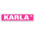 thumbnail image 1 of KARLA Street Sign Childrens Name Room Sign | Indoor/Outdoor |  24" Wide, 1 of 5