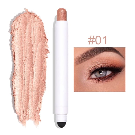 KARLSITEK 12 Color Waterproof Matte Pearl Eye Shadow Stick Soft & Texture Shimmer Eye Shadow Pencil Crayon