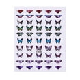 thumbnail image 1 of KARLSITEK 12 Sheets Butterfly Nail Art Stickers Decals, Self-Adhesive Butterfly Nail Stickers for DIY, 3D Colorful Laser Butterfly Nail Decals, INS Style Art Design, 1 of 6