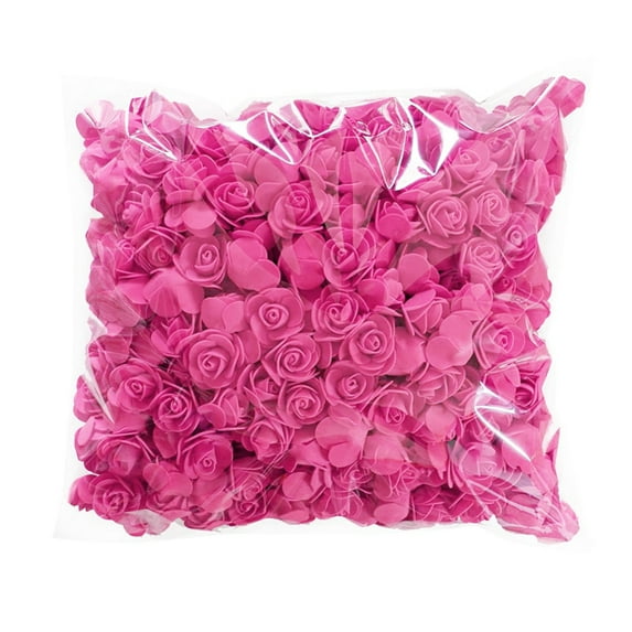 KARLSITEK 50 Pcs/Set Mini Simulation Foam Roses Artificial Flowers Home Decoration Wedding Birthday Valentine's Day DIY Gifts
