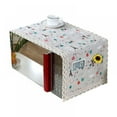 thumbnail image 1 of KARLSITEK Microwave Oven Cover Dustproof Protector Kitchen Appliance Cover with Side Storage Pockets, 1 of 6