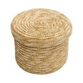 thumbnail image 1 of KARLSITEK Mini Straw Storage Baskets with Lids Round Small Desktop Storage Basket for Toy,Make Up, 1 of 6
