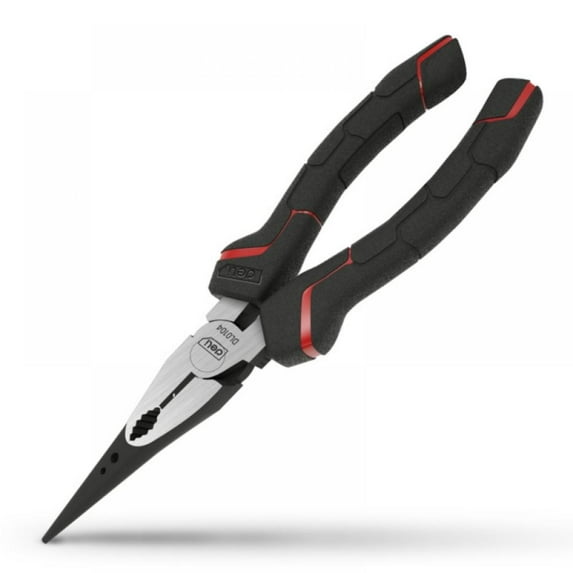 KARLSITEK Tools & Equipment Angled Head High-Leverage Diagonal Cutting Pliers with Dipped Handles