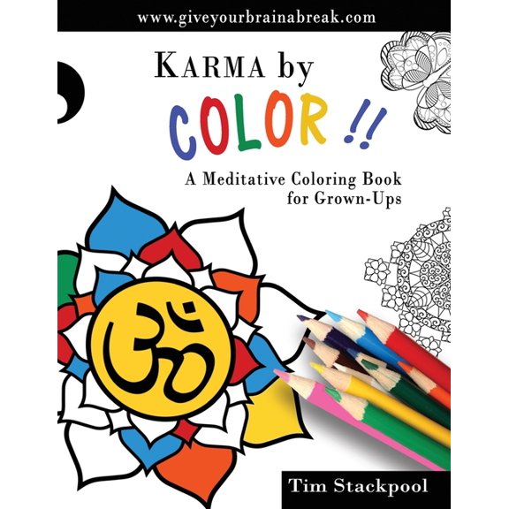 KARMA By COLOR: Coloring book for Grown-Ups (US Edition) (Paperback)