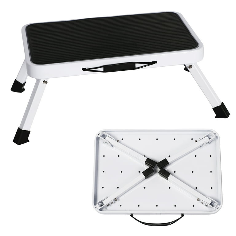 Camping step stool top