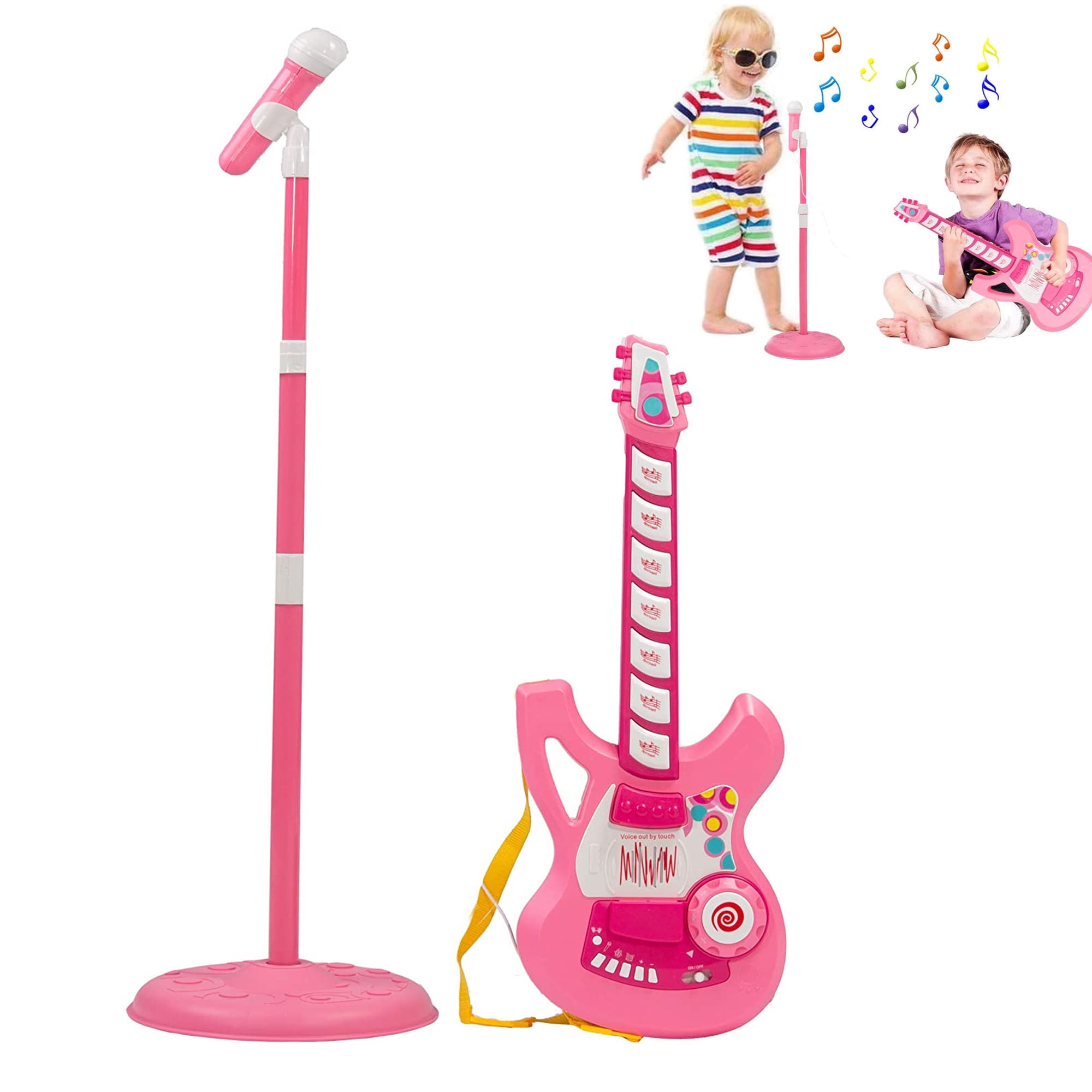 KARMAS PRODUCT Kids Electric Guitar Beginner Kits Play Set with