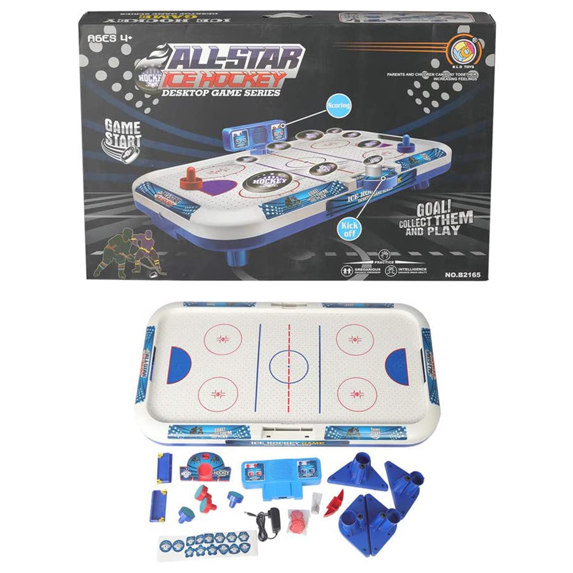 NHL Fury Table Top Air Hockey Game 36 in. with Pucks & Pushers Included