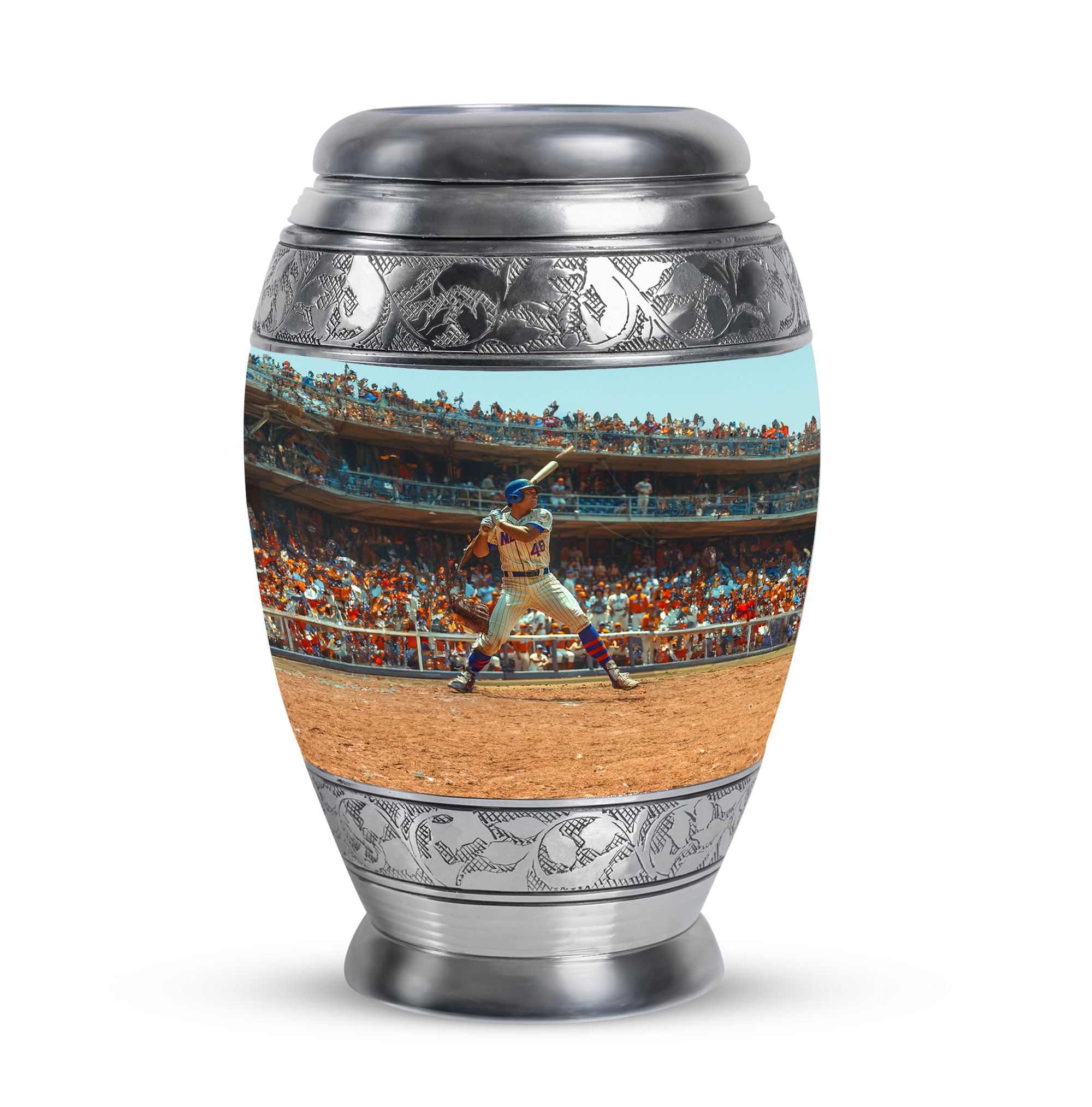 KARYLIZ Baseball Earns For Ashes For Adult Humans - Urn For Ashes Adult Male - Small Urns For Human Ashes Keepsake - Urns For Ashes - Urns For Human Ashes Adult Man - Decorative Box (3 Inch)