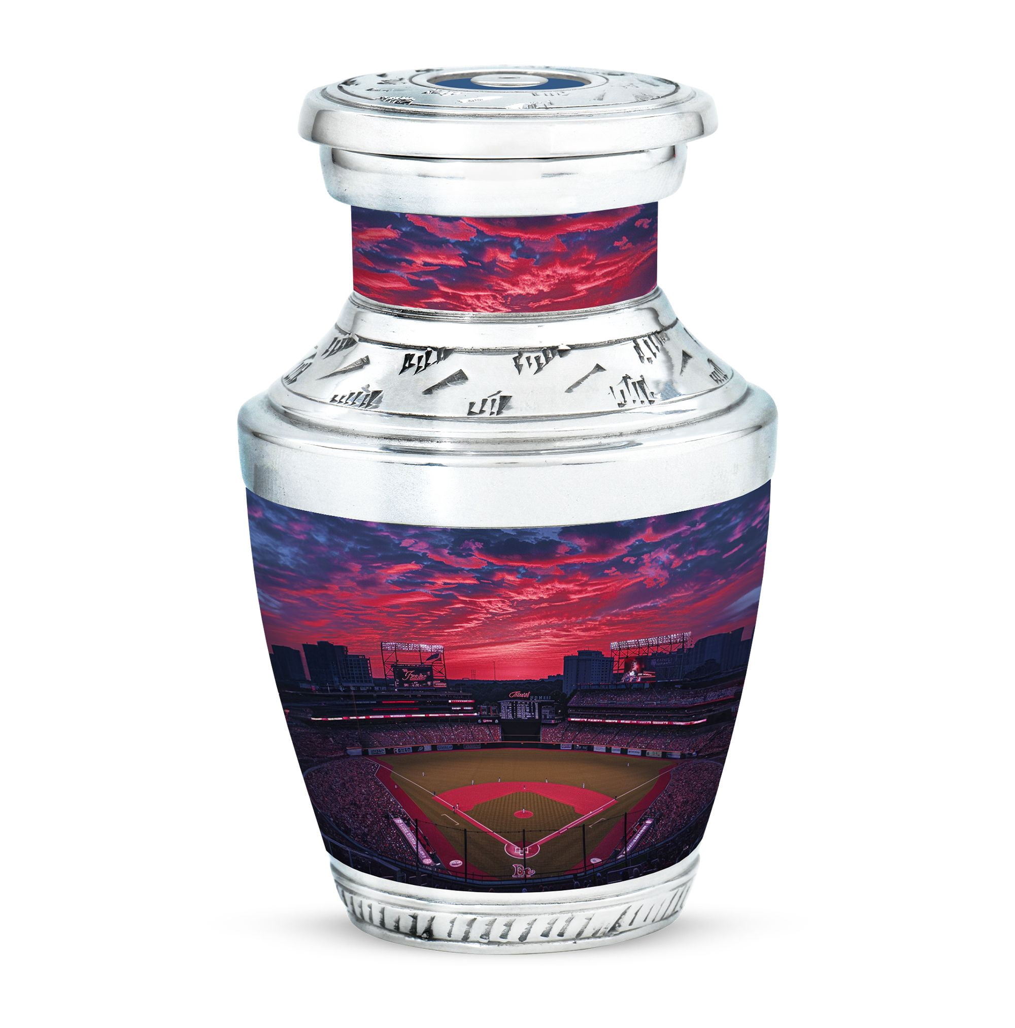 KARYLIZ Baseball Urns For Human Ashes Adult Male - Cremation Urns For Human Ashes - 3 Inch Mini Keepsakes for Mom & Dad - Urn For Human Ashes Adult Man - Small Cremation For Ashes Keepsake Mom