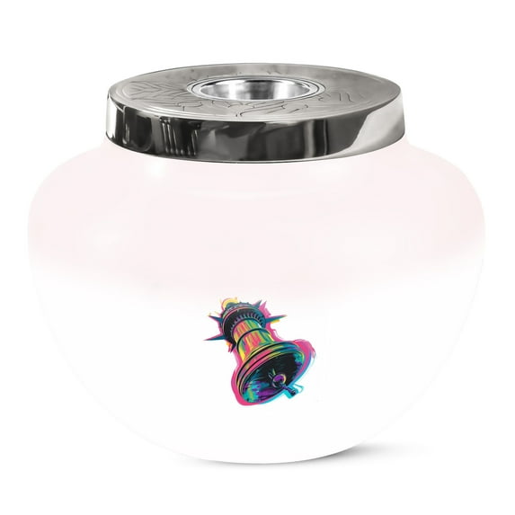 KARYLIZ Bells Urns For Ashes, Large Urns For Human Ashes Adult Male, Memorial Urns For Ashes, Decorative Urn, Cremation Urns For Women, Funeral Urns For Adult Ashes Men, Unique Gifts 10 Inch
