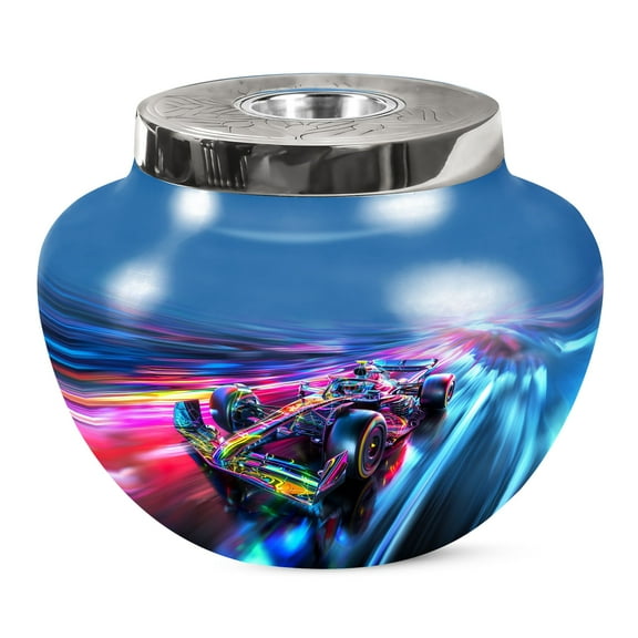 KARYLIZ Car Urn For Ashes Adult Male - Large Decorative Urn - Adult Urns For Human Ashes Women - Funeral Cremation Urns For Women - Burial Urns For Adult Human Ashes - Ash Holder