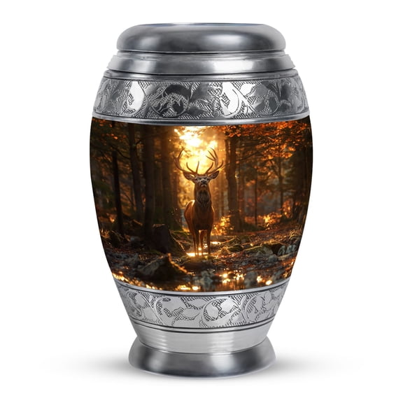 KARYLIZ Deer Urn For Ashes - Decorative Urns - Small Cremation Urn For Human Ashes Female & Male - Keepsakes For Ashes Of Loved Ones - Memorial Burial Holder For Adult - Urns For Women (3Inch, 1Pc)