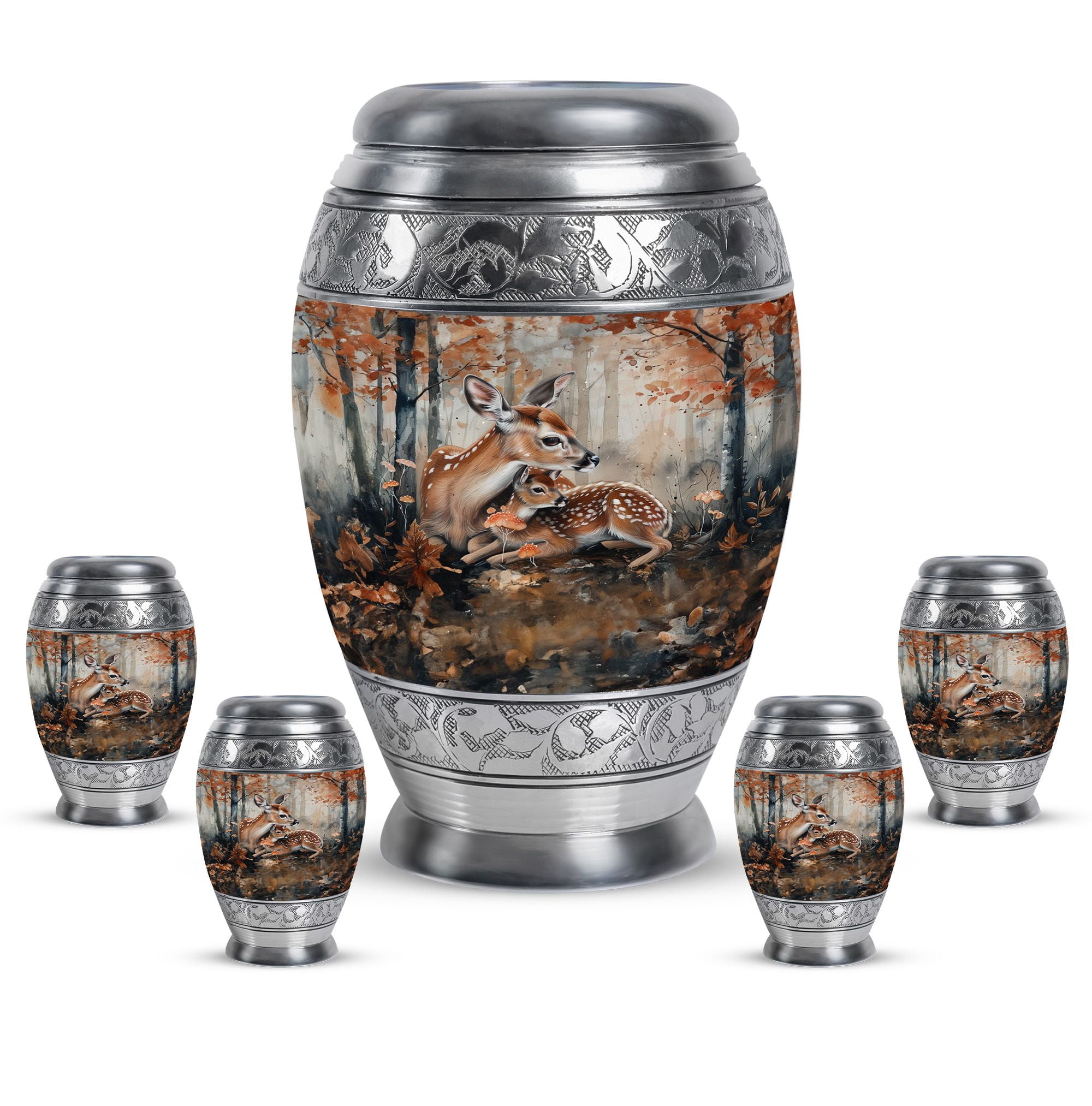 KARYLIZ Deer Urn - Mini Urn For Human Ashes Keepsake - Burial Urn For ...
