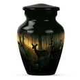 thumbnail image 1 of KARYLIZ Deer Urns For Human Ashes - Black & Golden Large Urns For Human Ashes Adult Female - Keepsake Urns for Human Ashes Adult Man & Women - Funeral Cremation Urn for Mom & Dad - 3 Inch Keepsake, 1 of 2