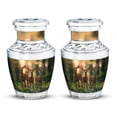 thumbnail image 1 of KARYLIZ Deer Urns - Urn - 3 Inch Keepsake Funeral for Human Ashes - Funeral for Ashes - Mini Cremation for Ashes Ashes Cremation Urns for Mom Ash Urns for Humans, 1 of 2