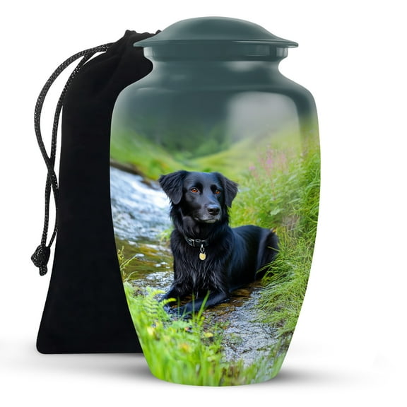 KARYLIZ Dog Cremation Urns For Men - Large Funeral Urns for Human Ashes Adult Male and Female Burial - Decorative Funeral Urn For Women - Memorial Urn For Of Dad