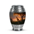 thumbnail image 1 of KARYLIZ Dog Urns - Funeral Urns for Adult Ashes Women - Green Small Funeral Memorial Urn for Male & Female - Forest Cremation Keepsake for Mom & Dad - Small Decorative Urn for Men 3 Inch, 1 of 2