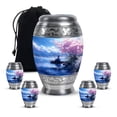 thumbnail image 1 of KARYLIZ Fishing Cremation Keepsakes For Ashes, Cremation Funeral Urn for Human Ashes, Keepsake Memorial Gift, Handcrafted Small Urns for Ash Container, Combo (10 Inch & 3 Inch Mini Set of 4), 1 of 2