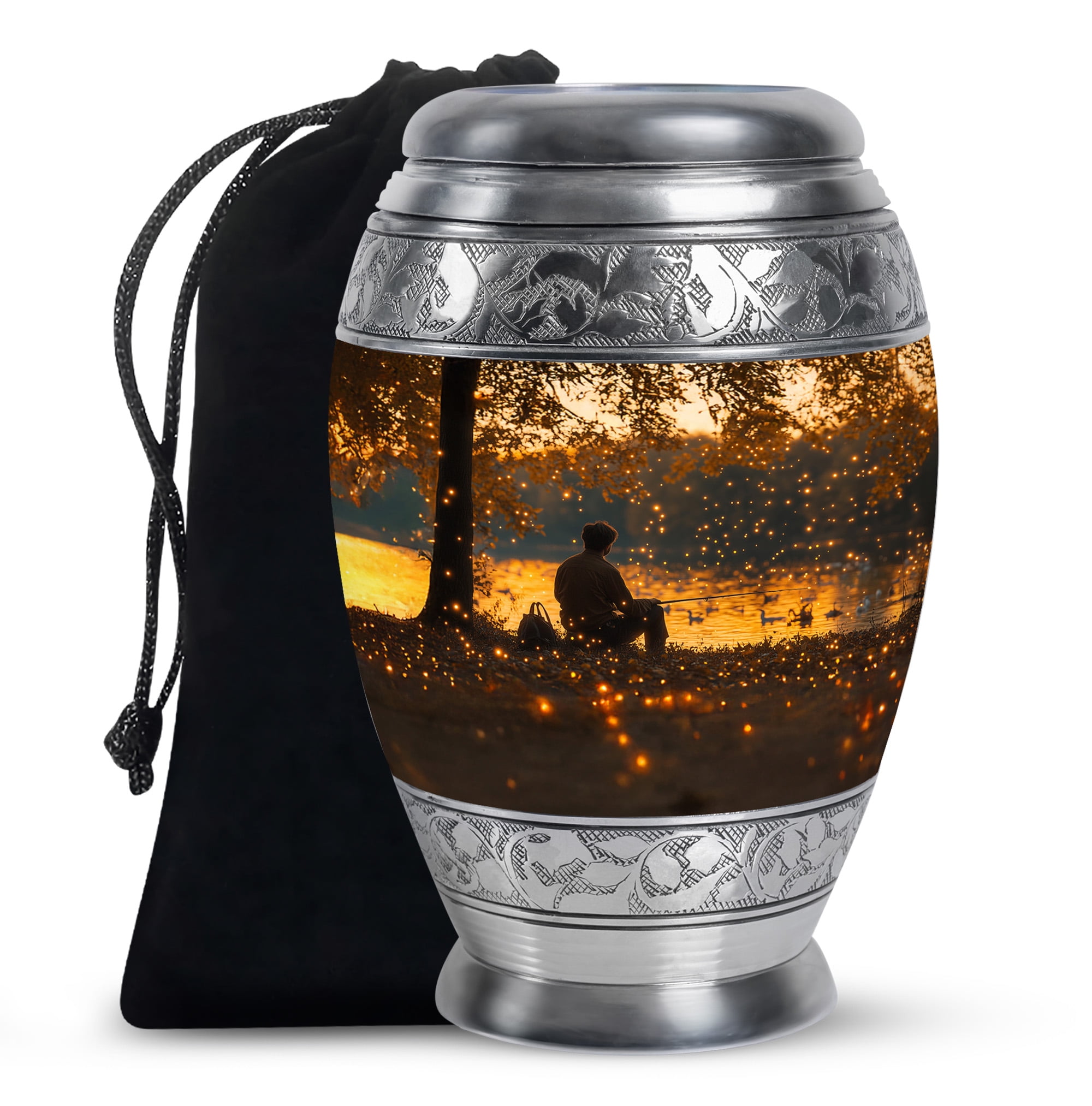 KARYLIZ Fishing Urn For Ashes For Women, Urn for Ashes, Large Urns for ...