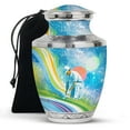 thumbnail image 1 of KARYLIZ Golf Ball Cremation Urns For Human Ashes Adult Man - Blue Memorial Funeral Urns For Human Ashes Adult Male And Female Cremation - Holds 200 Cubic Large Decorative Urn For Mom 10 Inch, 1 of 2