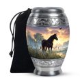 thumbnail image 1 of KARYLIZ Horse Urns&nbsp;for Human Ashes Women - Grey Cremation Urns For Family - Funeral Decorative Urn For Men - Cremation Urn For Mom & Dad - Decorative Gift for Male & Female - Large - 10 Inch, 1 of 2