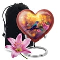 thumbnail image 1 of KARYLIZ Humming Bird Urn For Ashes - Sunset Cremation Urns for Women & Men - Large Heart Urn for Female & Male - Funeral for Ashes for Man - Burial Cremation for Mom & Dad - Memorial Tribute (10Inch), 1 of 2