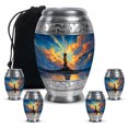 thumbnail image 1 of KARYLIZ Lighthouse Keepsake Urns For Human Ashes Set, Cremation Funeral Urn for Human Ashes, Keepsake Memorial Gift, Beautiful Mini Urns for Ash Container, Combo (10 Inch & 3 Inch Mini Set of 4), 1 of 2