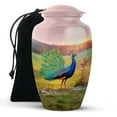 thumbnail image 1 of KARYLIZ Peacock Cremation Urns For Human Ashes Adult Female - Large Memorial Decorative Urn For Male - Burial Urn For Cremated Remains - Brown Funeral Urns For Adult Ashes Men, 1 of 2