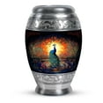 thumbnail image 1 of KARYLIZ Peacock in Enchanted Twilight Funeral Urns For Adult Ashes Women - Memorial Cremation Large Urns for Men - Funeral Urn For Adult Male And Female Holds 200 Cubic - Memorial Urn for Mom 10Inch, 1 of 2