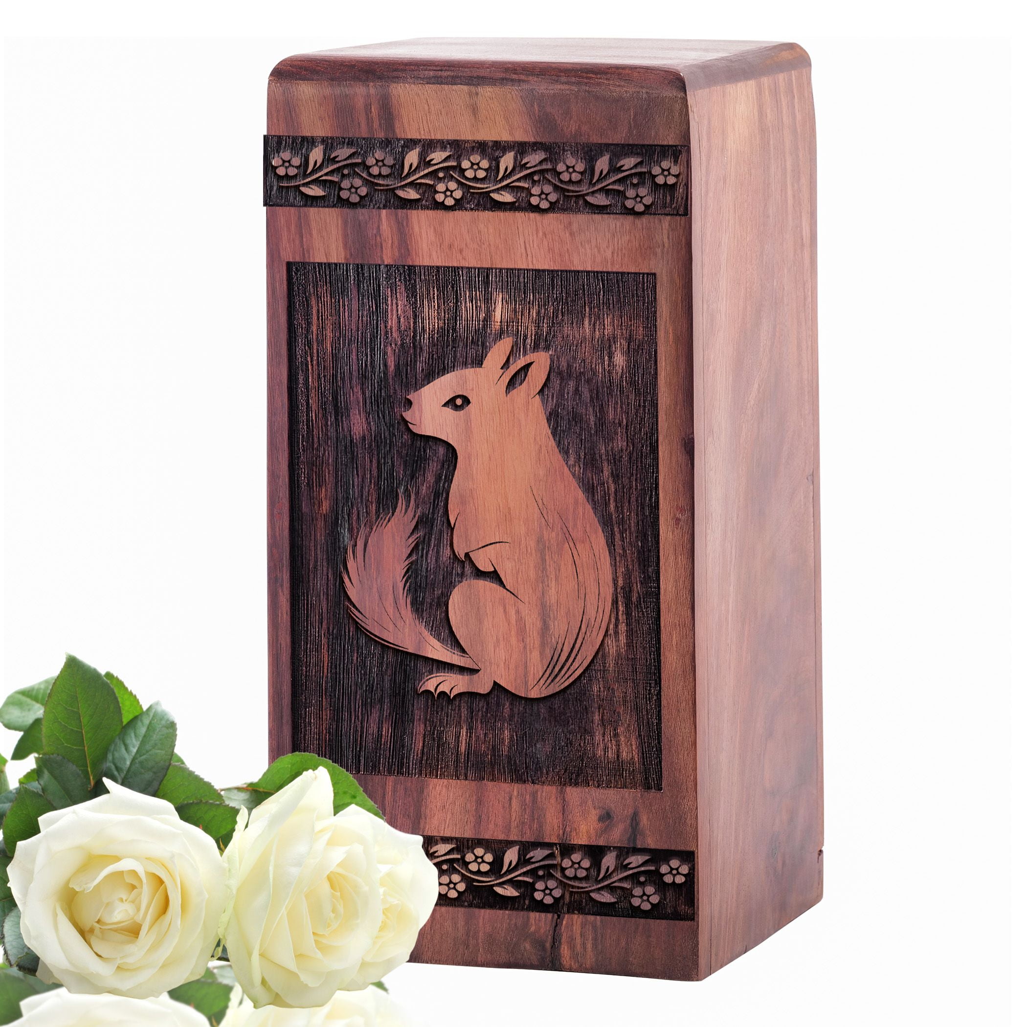 KARYLIZ Rabbit Urns For Human - Large Wooden Urn For Ashes Adult Female ...
