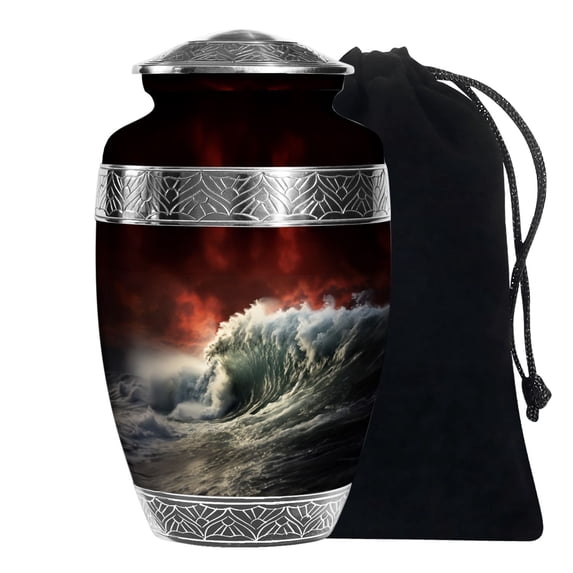 KARYLIZ Sports Urn For Ashes Adult Male - Large Urns For Human Ashes Adult Male - Cremation Urns For Human Ashes - Memorial Urn - Decorative Urn For Ashes For Women - Burial Urns 10 Inch