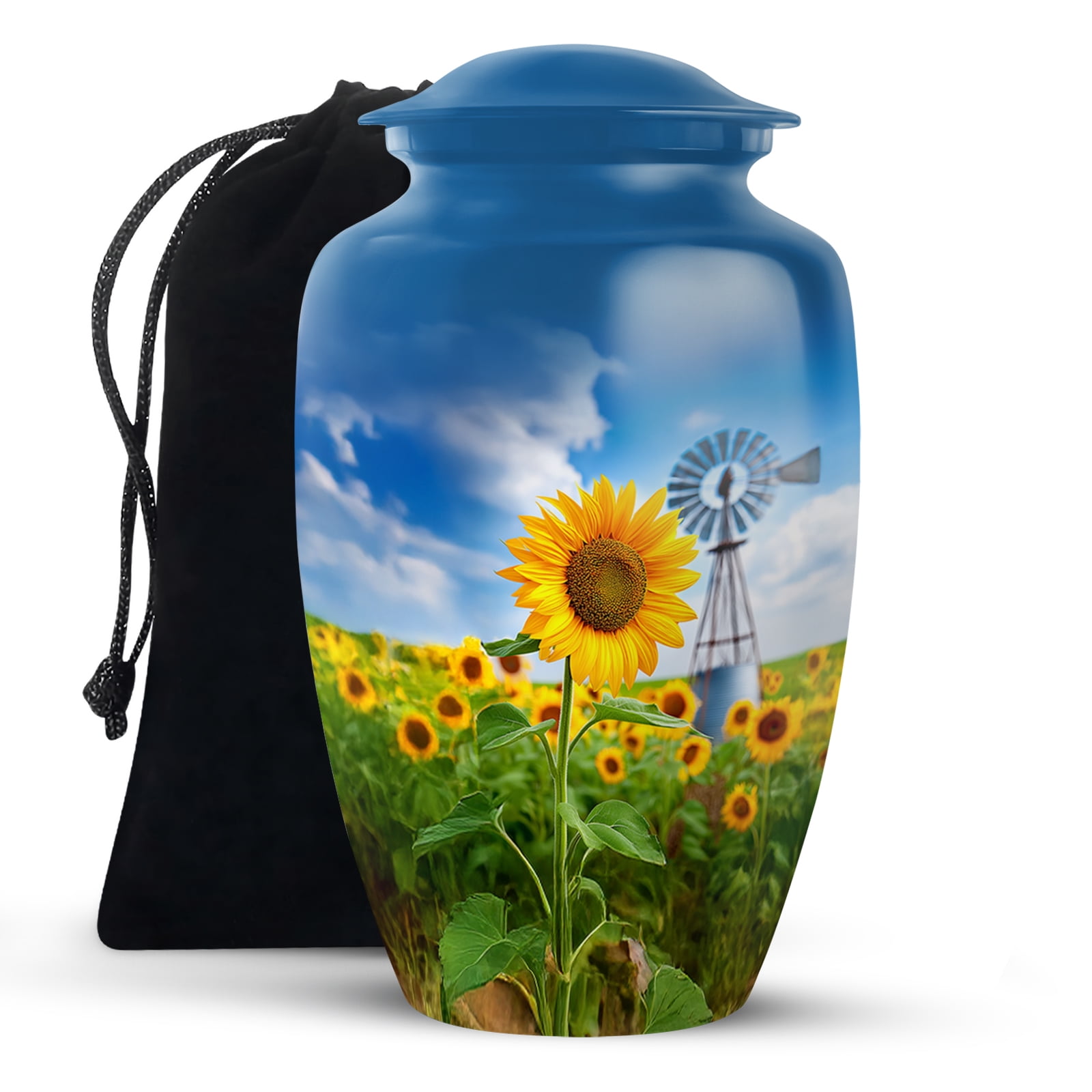 KARYLIZ Sunflower Urns For Women Human Ashes - Memorial Funeral Urns ...