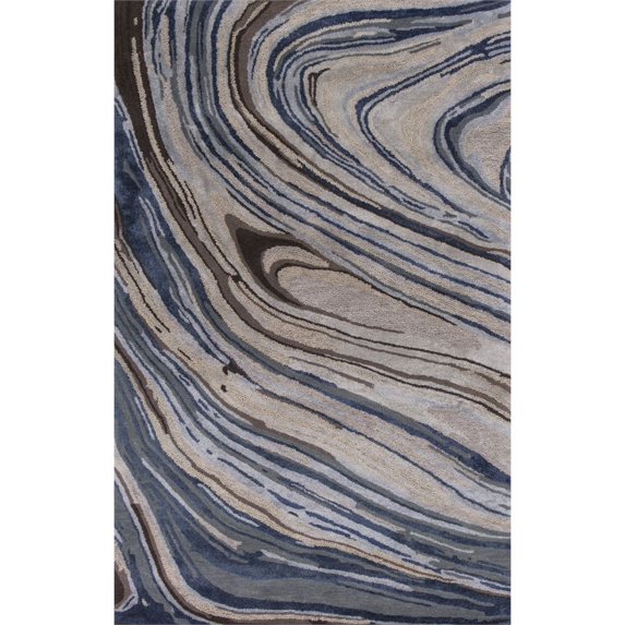 KAS Artisan 8'6" x 11'6" Hand-Tufted Wool Rug in Taupe